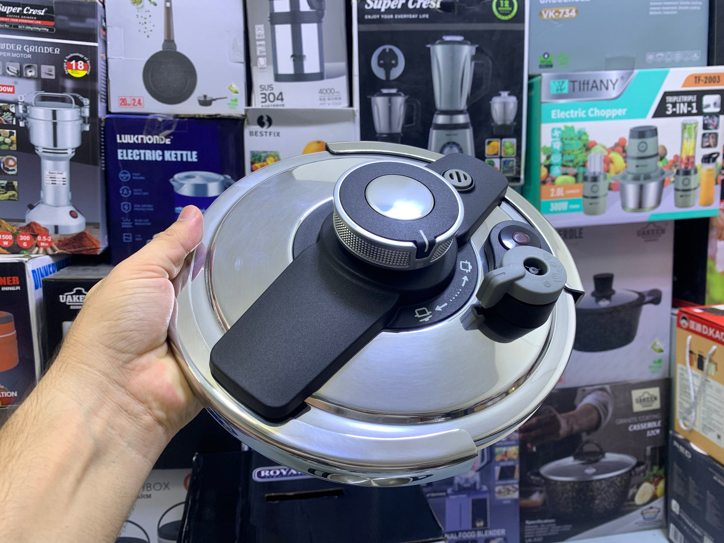 Royal King 3 in 1 Pressure 4L and 6L Stainless Steel