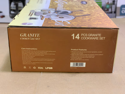 Granite Coating Cookware Set 14 Pieces