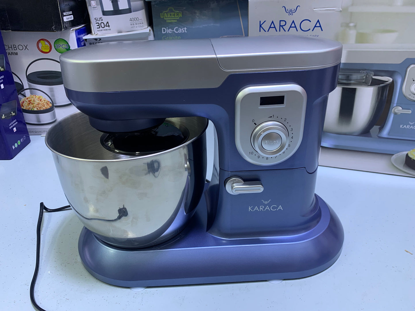 Karaca Stand Mixer 6.5L and Digital Timer display