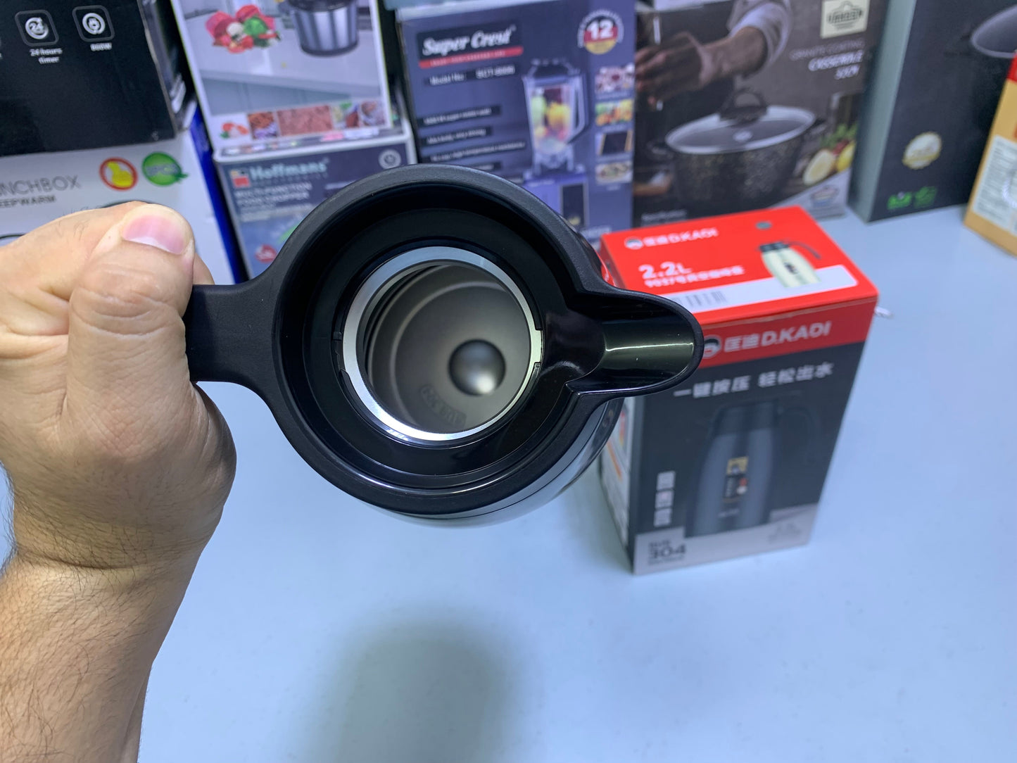 D.Kadi Tea Thermos SUS 304  Hot and Cold 24 Hours Stainless Steel 2.2L