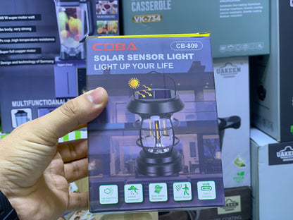 Coba Solar Sensor Wall Lamp CB-808 – Motion-Activated Outdoor Light