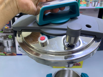 Kolax Pressure Cooker 6L and Stainless Steel 18/10 Capsule bottom