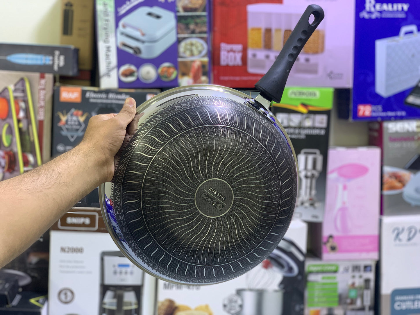 Deep Frypa. 34cm SUS 316 highest steel graded