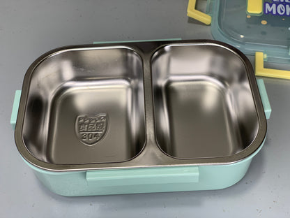 DUBAIZONES™ Stainless Steel Double Layer Kids Lunch Box 700ml