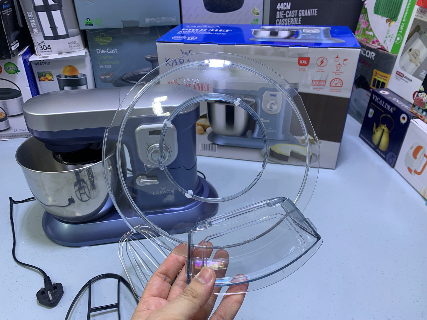 Karaca Stand Mixer 6.5L and Digital Timer display