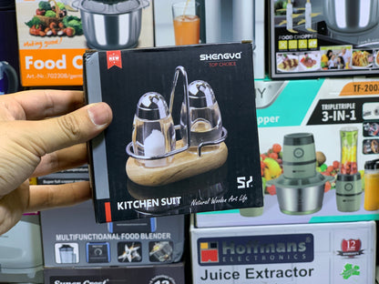 Kitchen Spice Jars , Seasoning Tank Racks with Stand