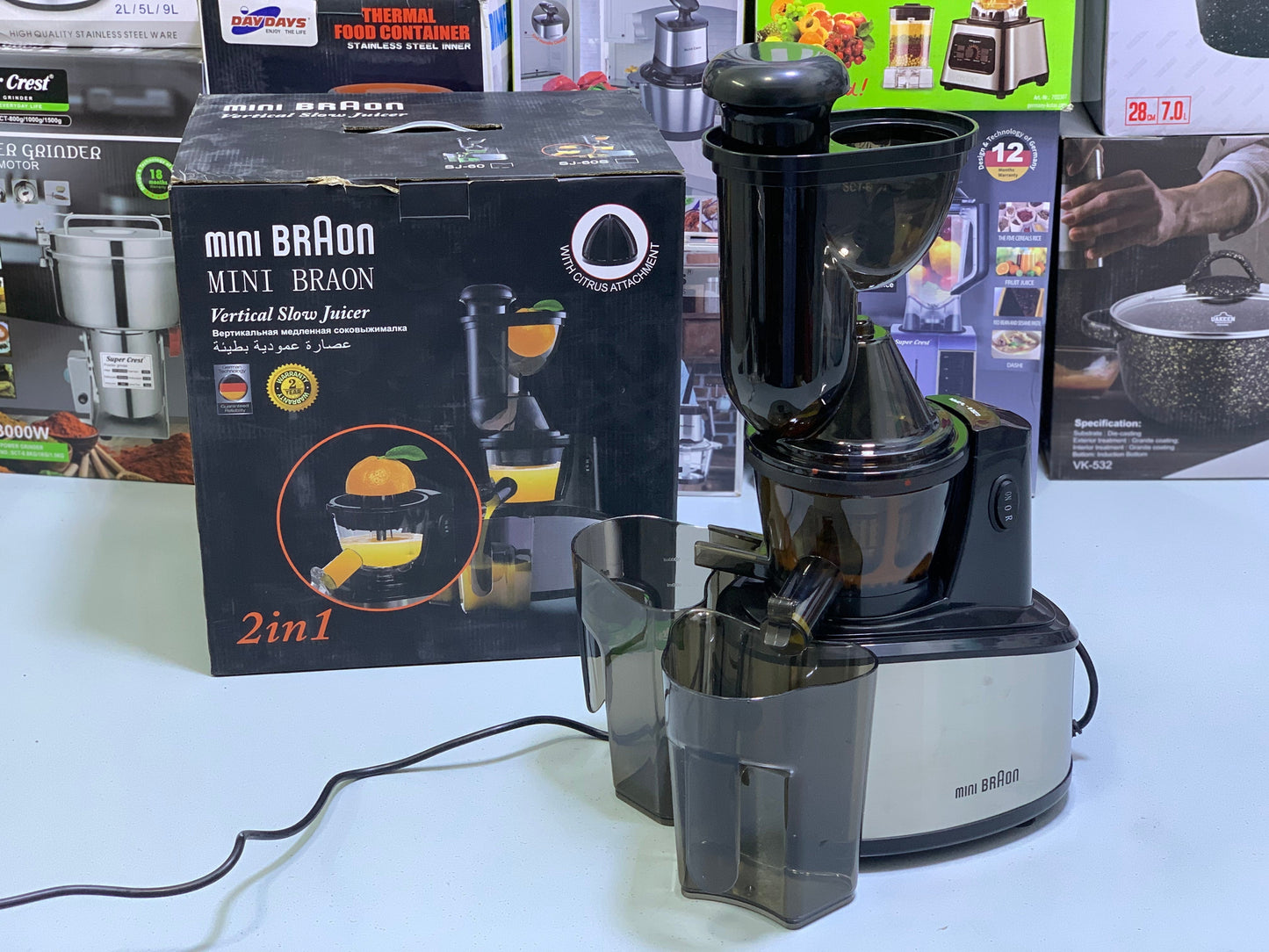 Mini Braon Slow Juicer| 1000W