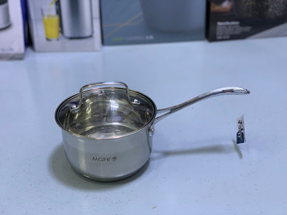 MGRF 12 Pieces Cookware Set Stainless Steel 18/10 Super Capsule Bottom