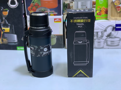 Travel Pot Water bottle 2000ml Stainless Steel SUS 304 and Hot and Cool 24 hours