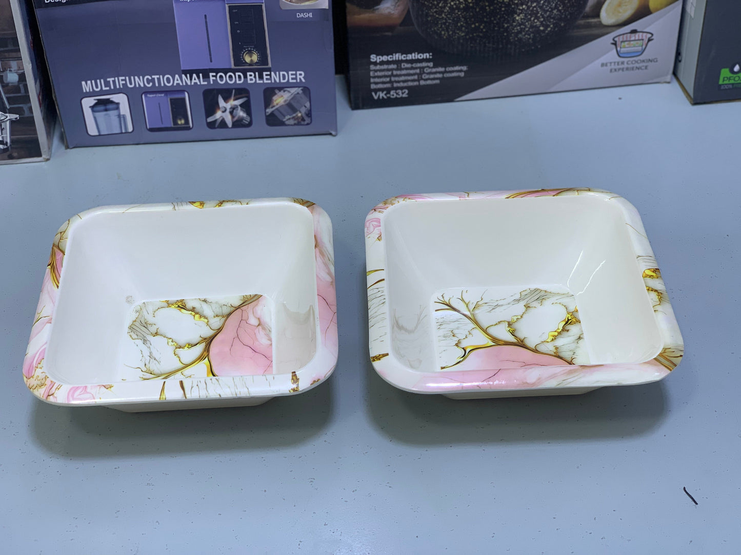 6 Person Melamine Dinner Set