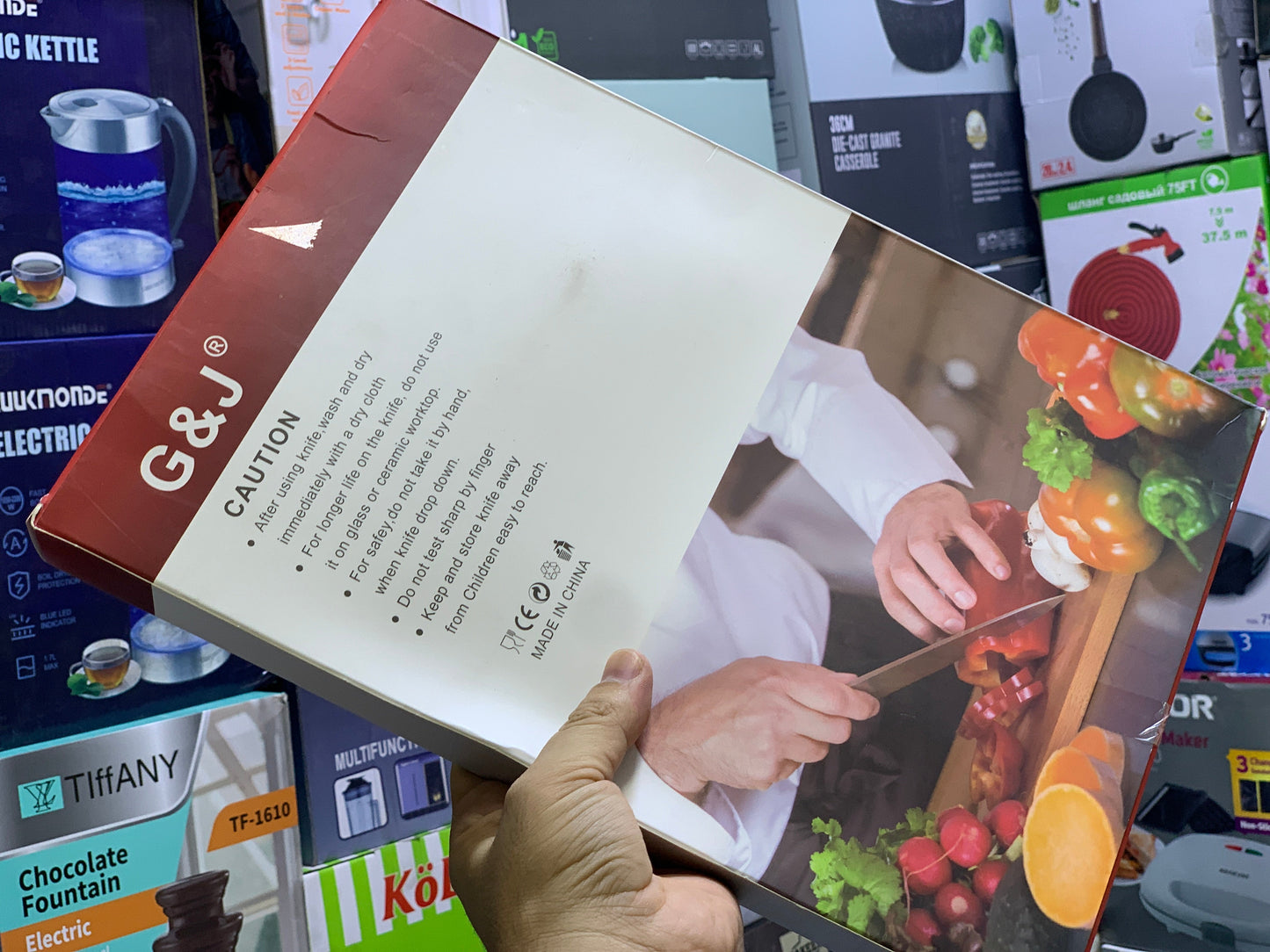 G&J stainless Steel 6 Pieces Knife set