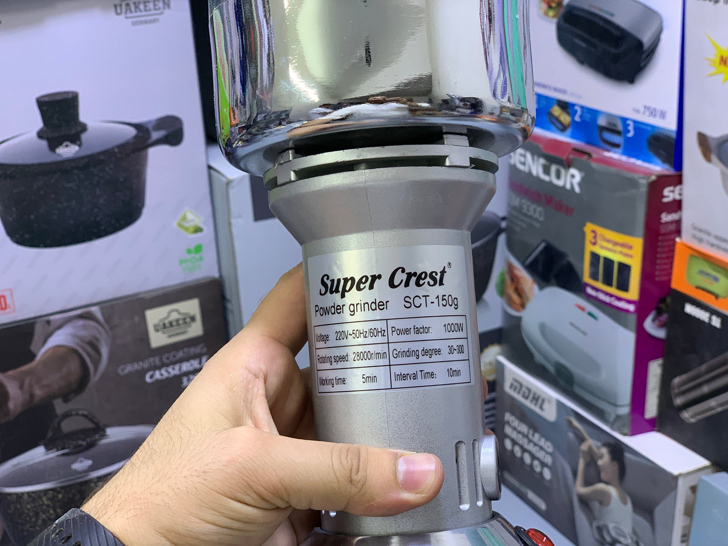 Super Crest Spice Grinders Stainless Steel blades