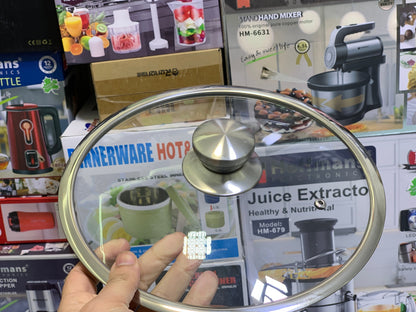 DUBAIZONES™ Laser Coated deep casseroles complete  Set ( sizes are 30cm,32cm,34cm)