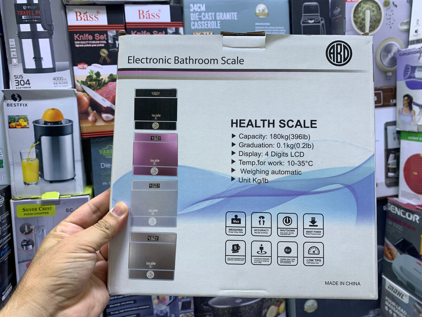 ABD Digital Bathroom Scale With Digital Display