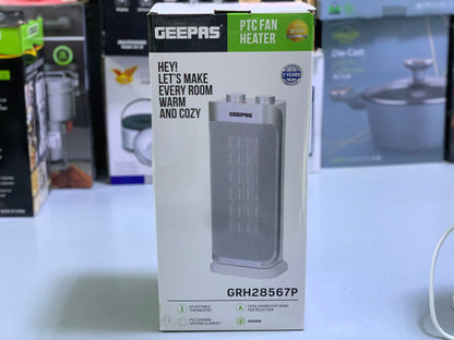 Geepas PTC Fan Heater| 2 Years Warranty| Model: GRH28567P