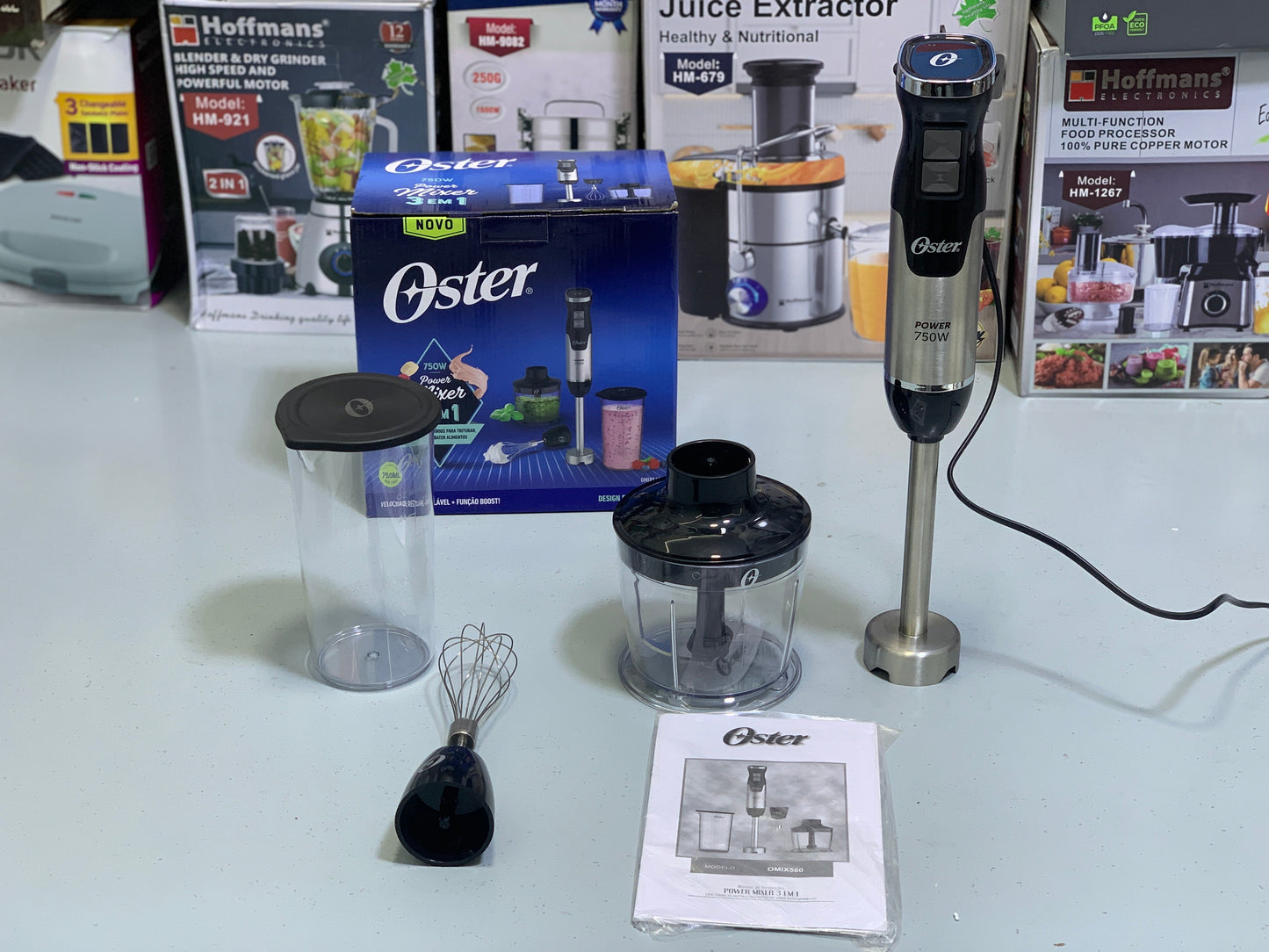 Oster Brand’s 3 in 1 Hand Blender Set| Chopper,Blender and whisker