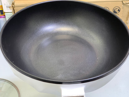 Modengtaitai Electric Frying Pan and Steamer 5L and 1300w Non Stick