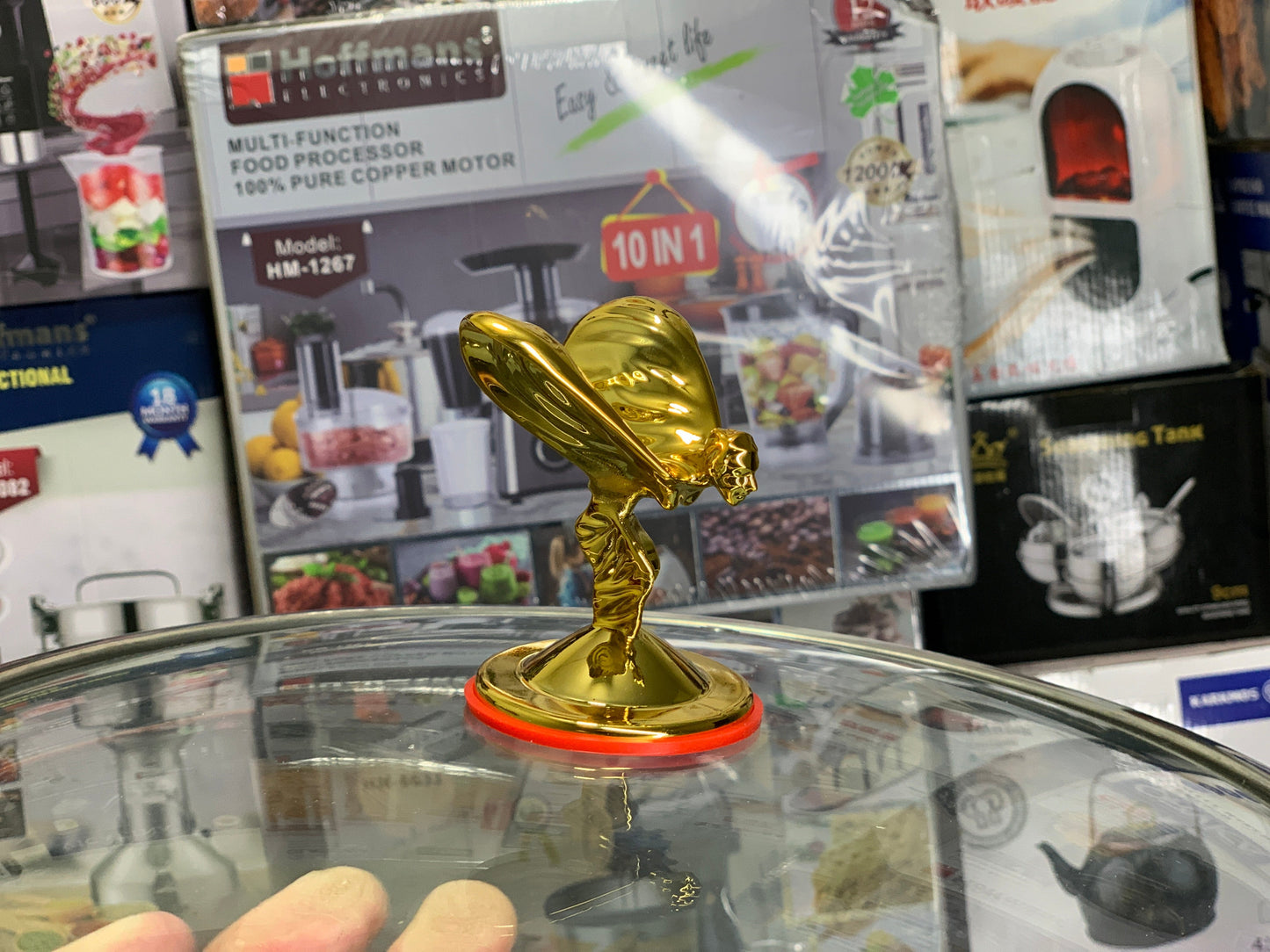 DUBAIZONES™ Laser Coating Frying Pan with Unique Handle design