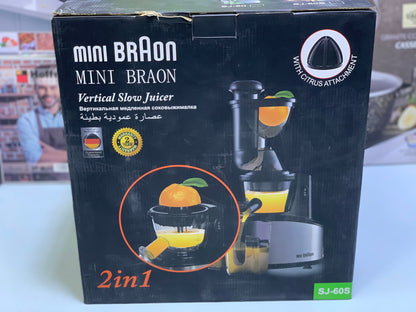 Mini Braon Slow Juicer| 1000W