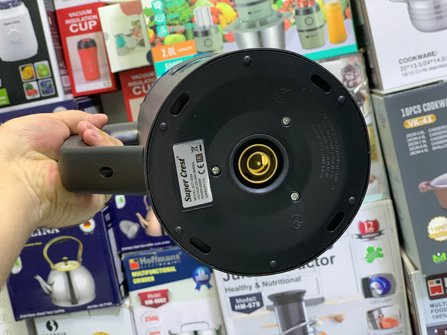 Super Crest Electric Tea Kettle 1.7L and 2000w Model: SCT-4030