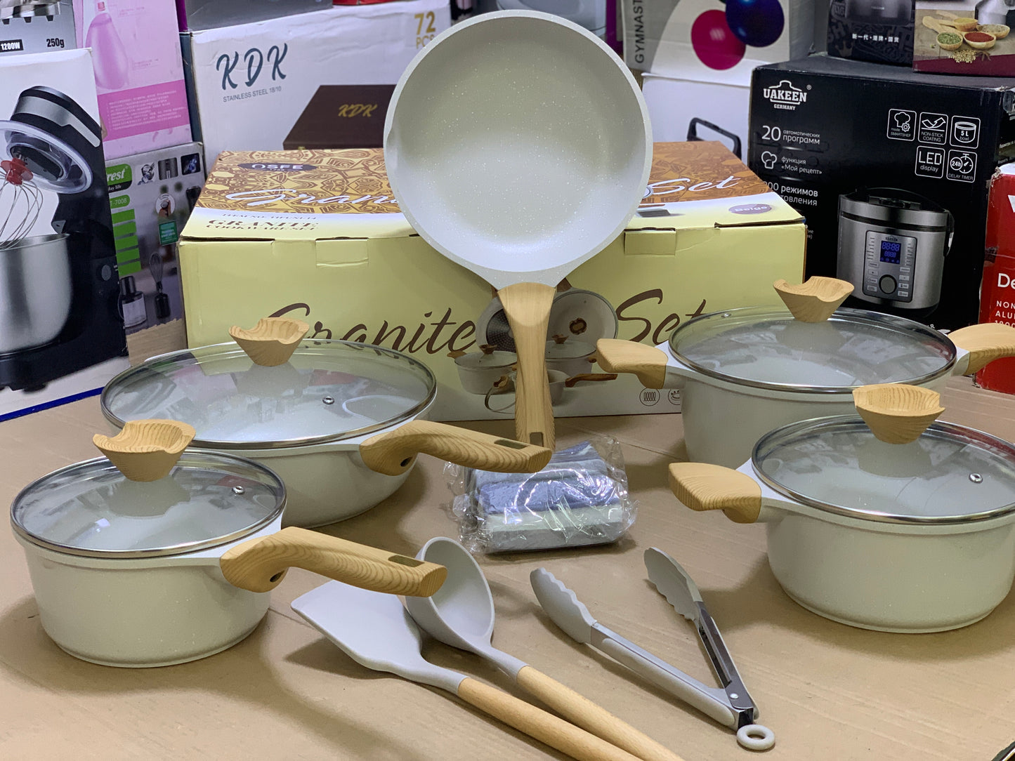 Granite Coating Cookware Set 14 Pieces