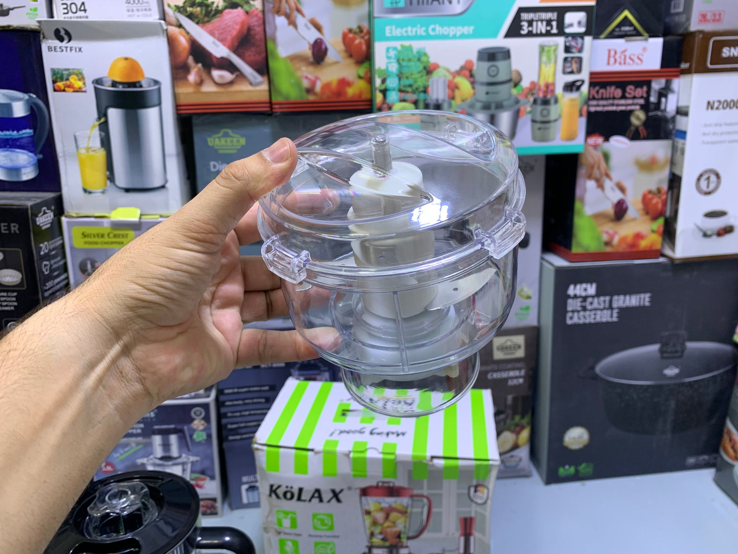 Kolax 4 in 1 Food Processor 1200w Stainless Steel Blades