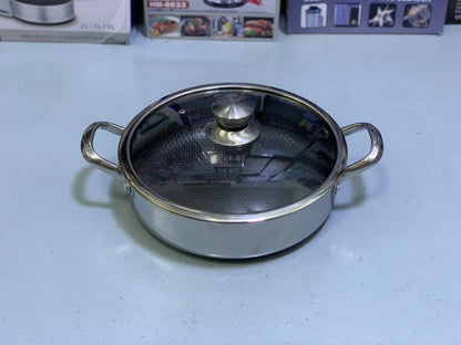 Laser Coating Shallow Casseroles Honeycomb pattern And Non Stick