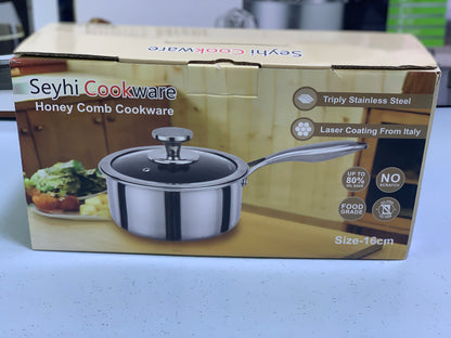 Laser Coating Sauce pan 16cm