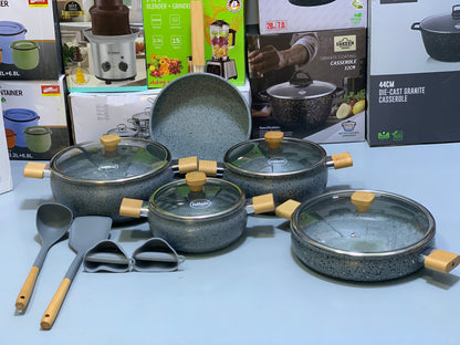 13 Pieces Bakhschie Brand cookware set-Mom’s first choice