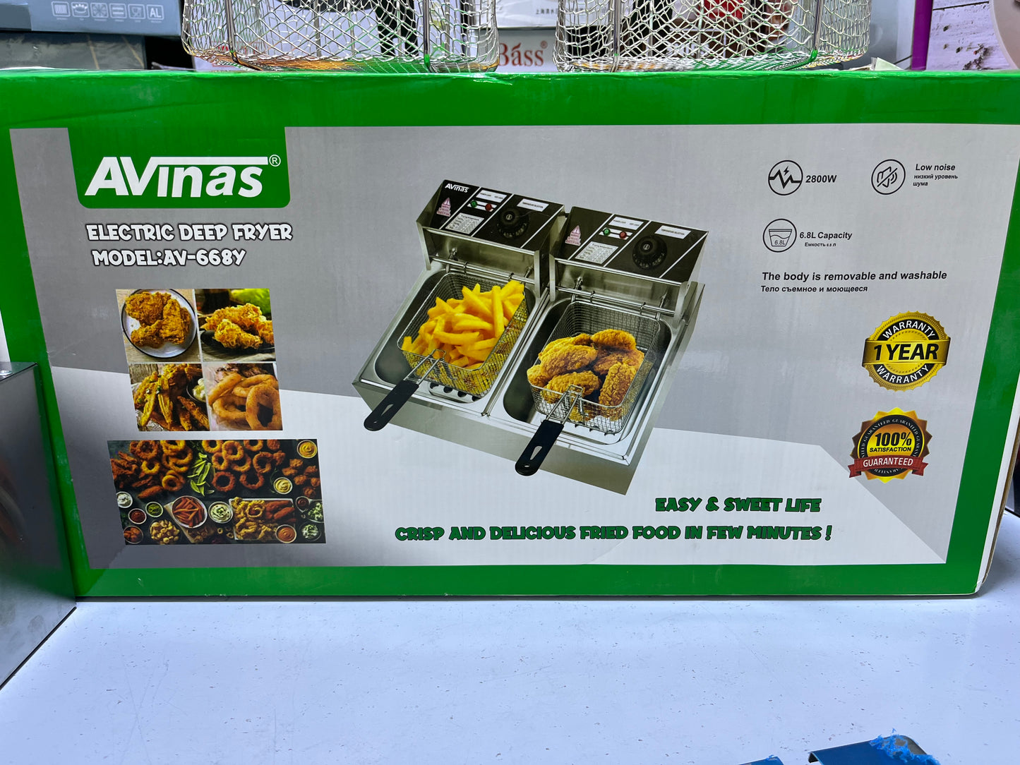 AVinas electric deep fryer model:AV-668Y