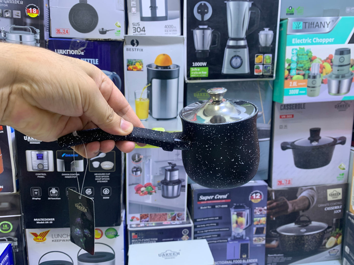 UAKEEN 3 Pieces Sauce Pans set vk-23