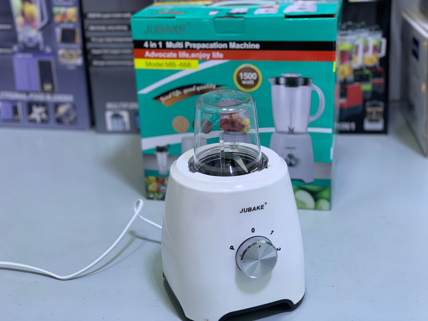 JUBAKE 4-in-1 Multifunctional Food Chopper – 1500W | Powerful & Versatile Kitchen Tool