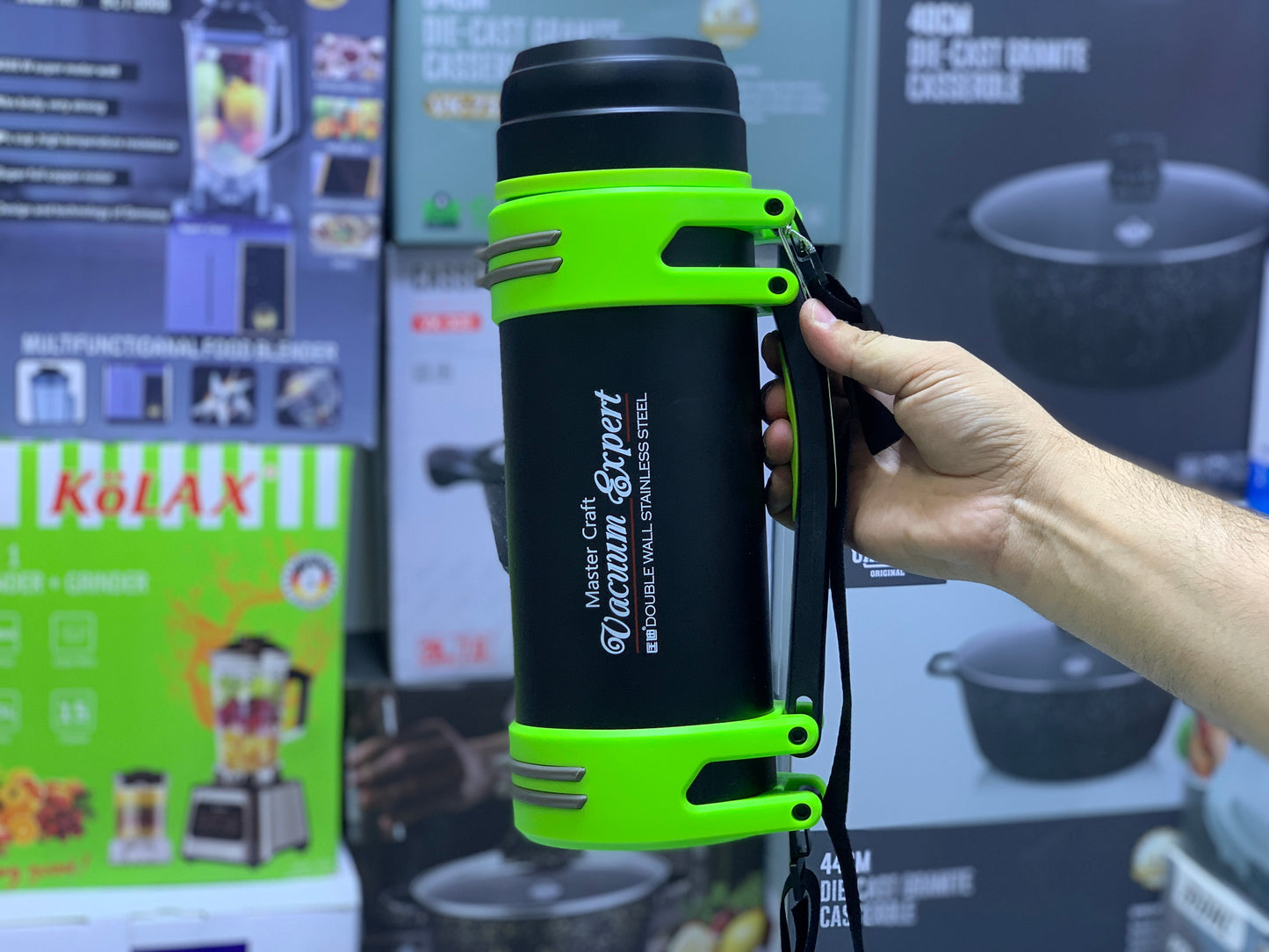 Master Craft vacuum expert stainless steel portable water bottle hot and cool 1700ml