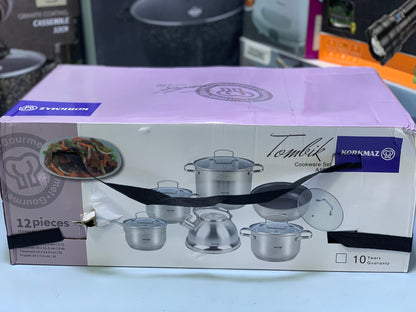 Korkmaz 12 Pieces Cookware Sets|A1889