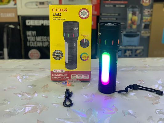 COBA Led Flashlight Model:CB-7703