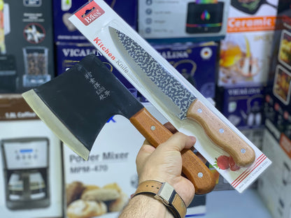 2 in 1 Cleaver and knife  with straps