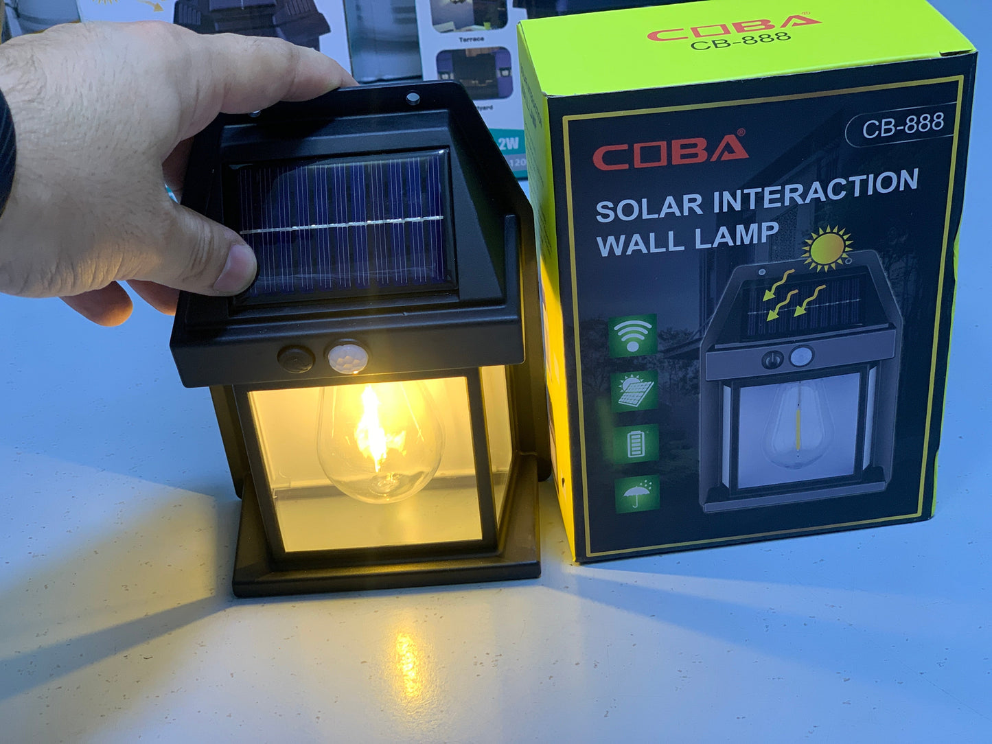 Coba Solar interaction wall lamp CB-888