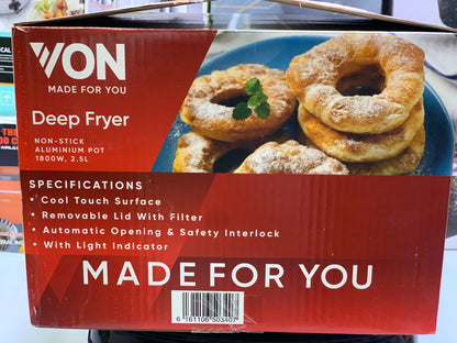 VON Deep Fryer|1800W|2.5L
