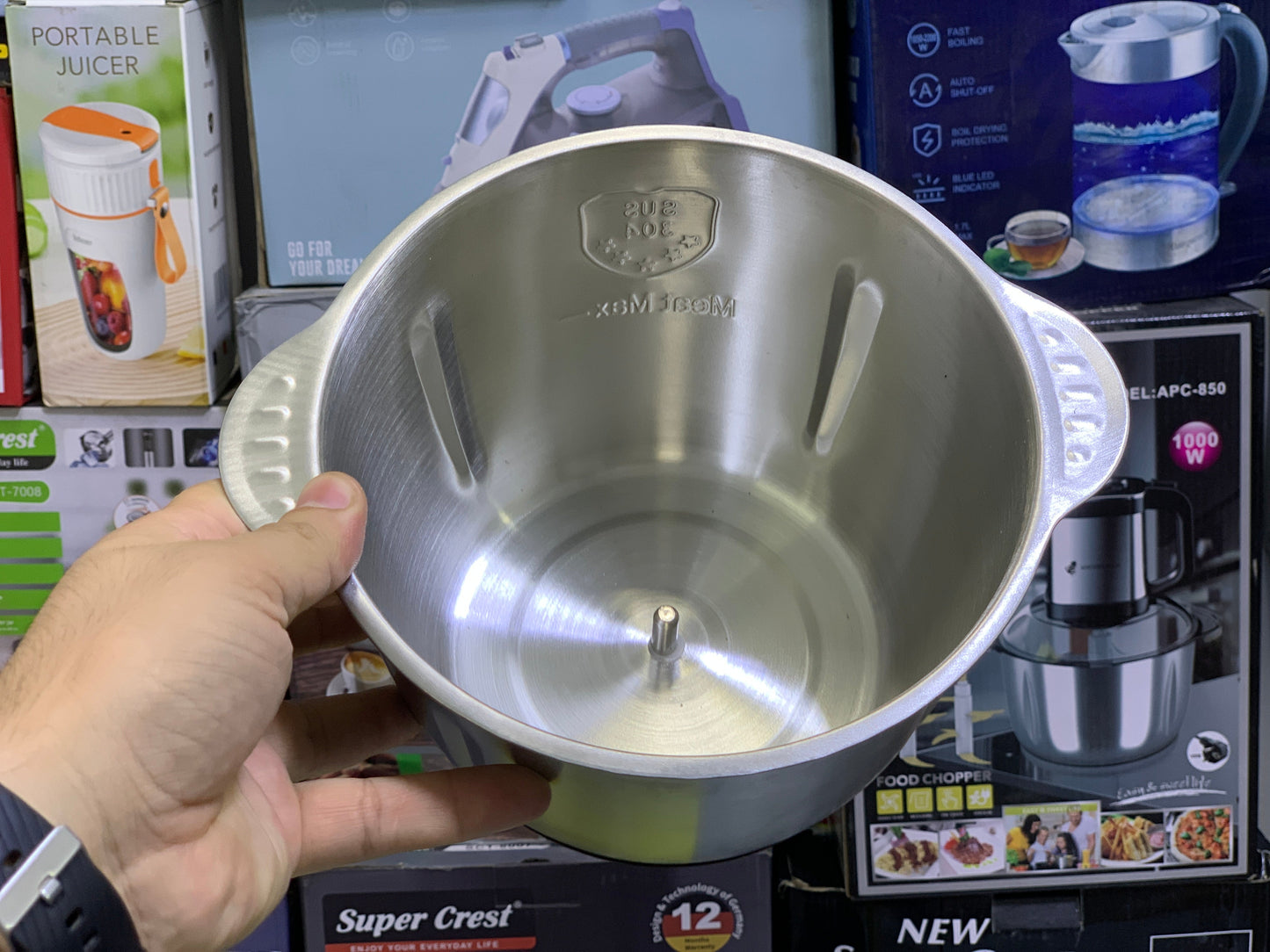 Silver Crest Food Chopper – 3L Capacity | 800W | Powerful and Efficient Kitchen Appliance