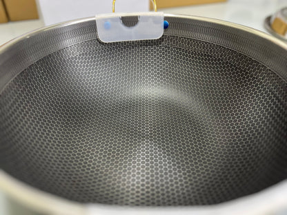 DUBAIZONES™ Laser Coating Handi / Karaai with Golden and Blue Handles