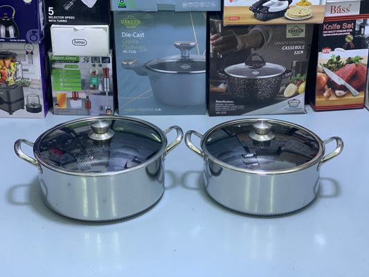 Laser Coating Deep Frying Casserole 32cm and 34cm