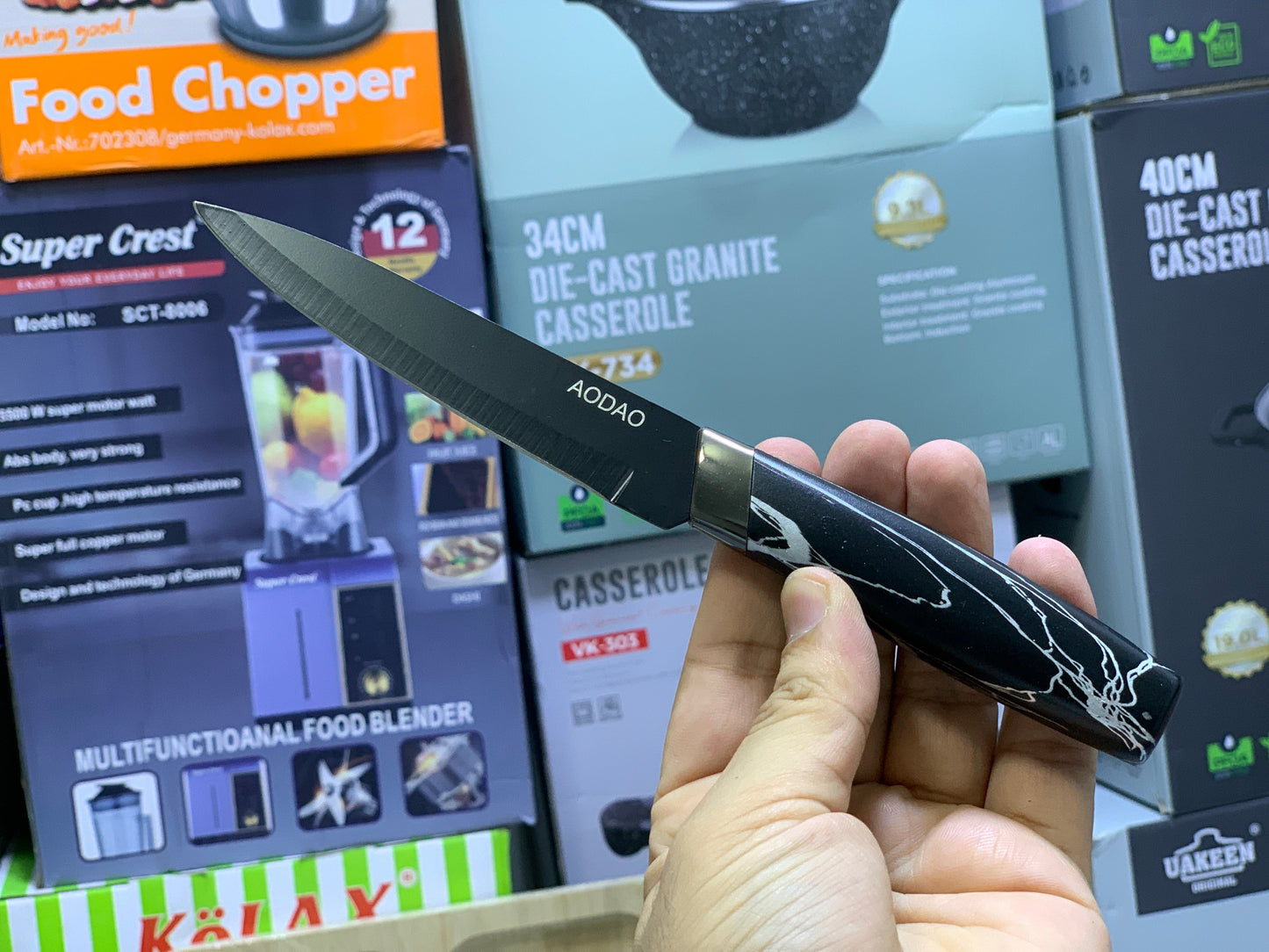 High Quality Daodao 6 Pieces Knife Set with Stand