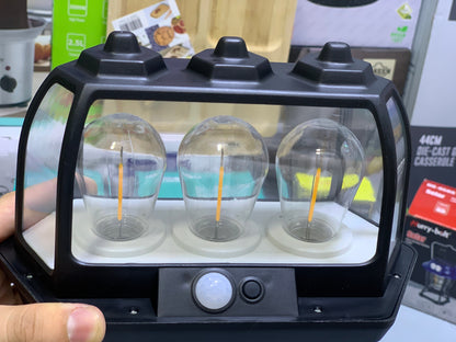 Solar Induction Wall Lamp HW 669-3W – Motion Sensor Outdoor Light