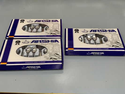 DUBAIZONES™ Arshia Stainless Steel Cutlery Set – 53 Piece