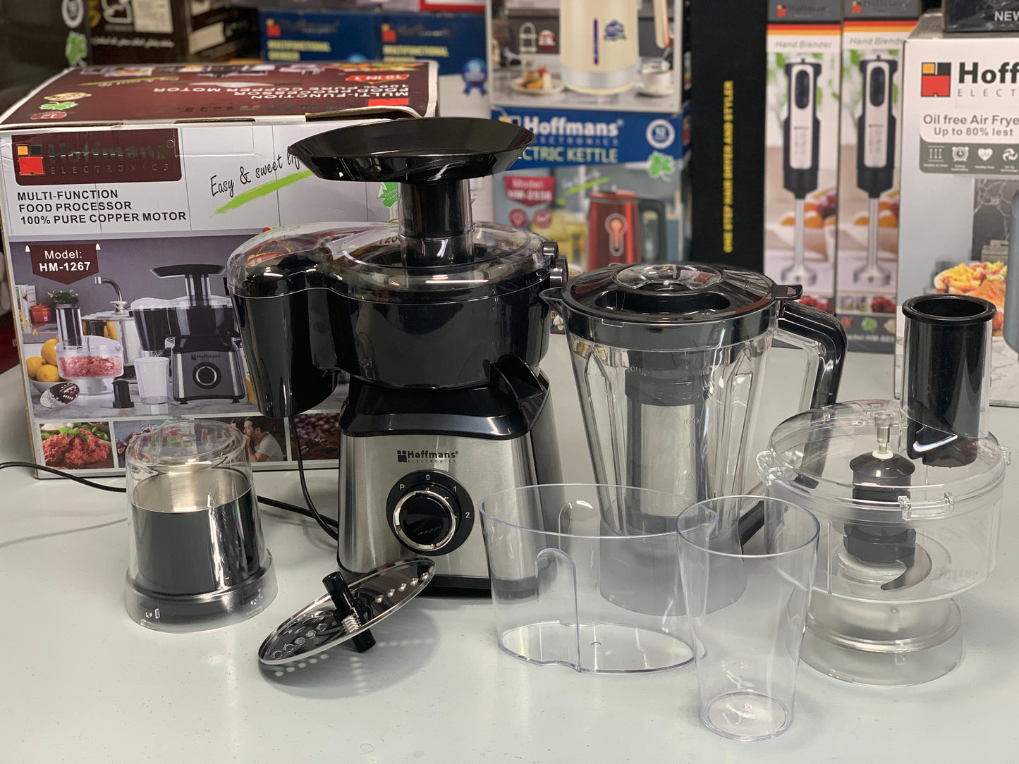 Hoffmans Multi Functional Food Chopper (Pure Copper Motor)