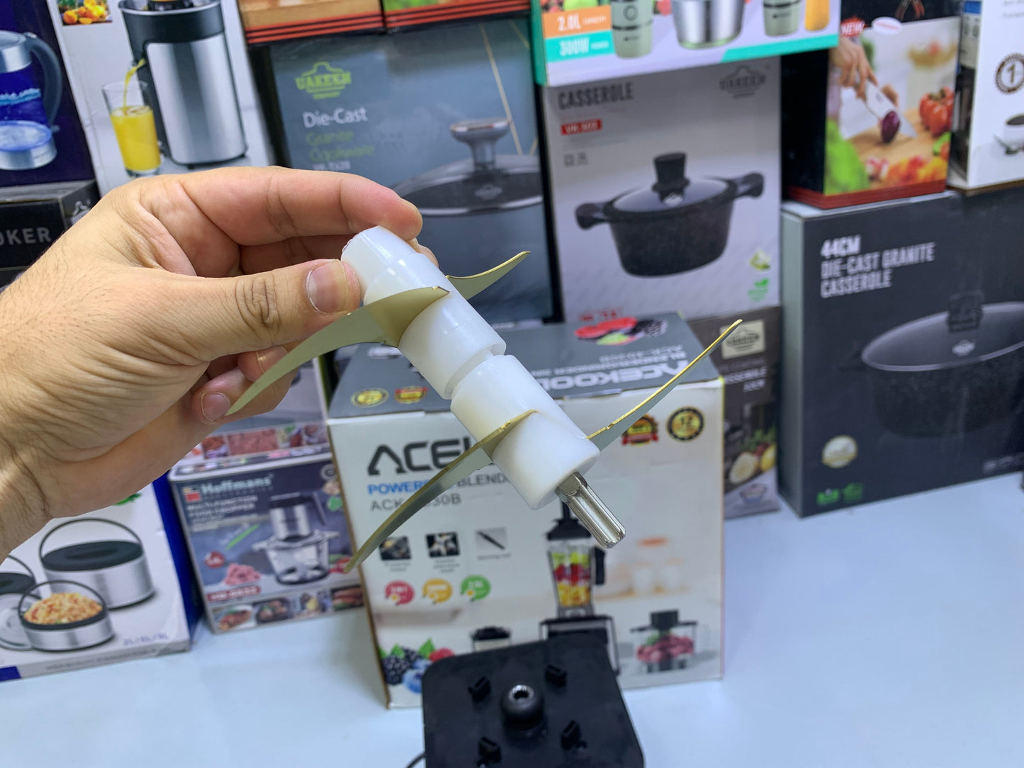 ACEKOOL Powerful 3 in 1 Blender 2000w and 2.5L Stainless Steel Blades