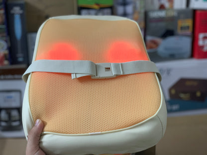 MDHL Wireless Electric Lumbar & Cervical Massage Cushion with Heat