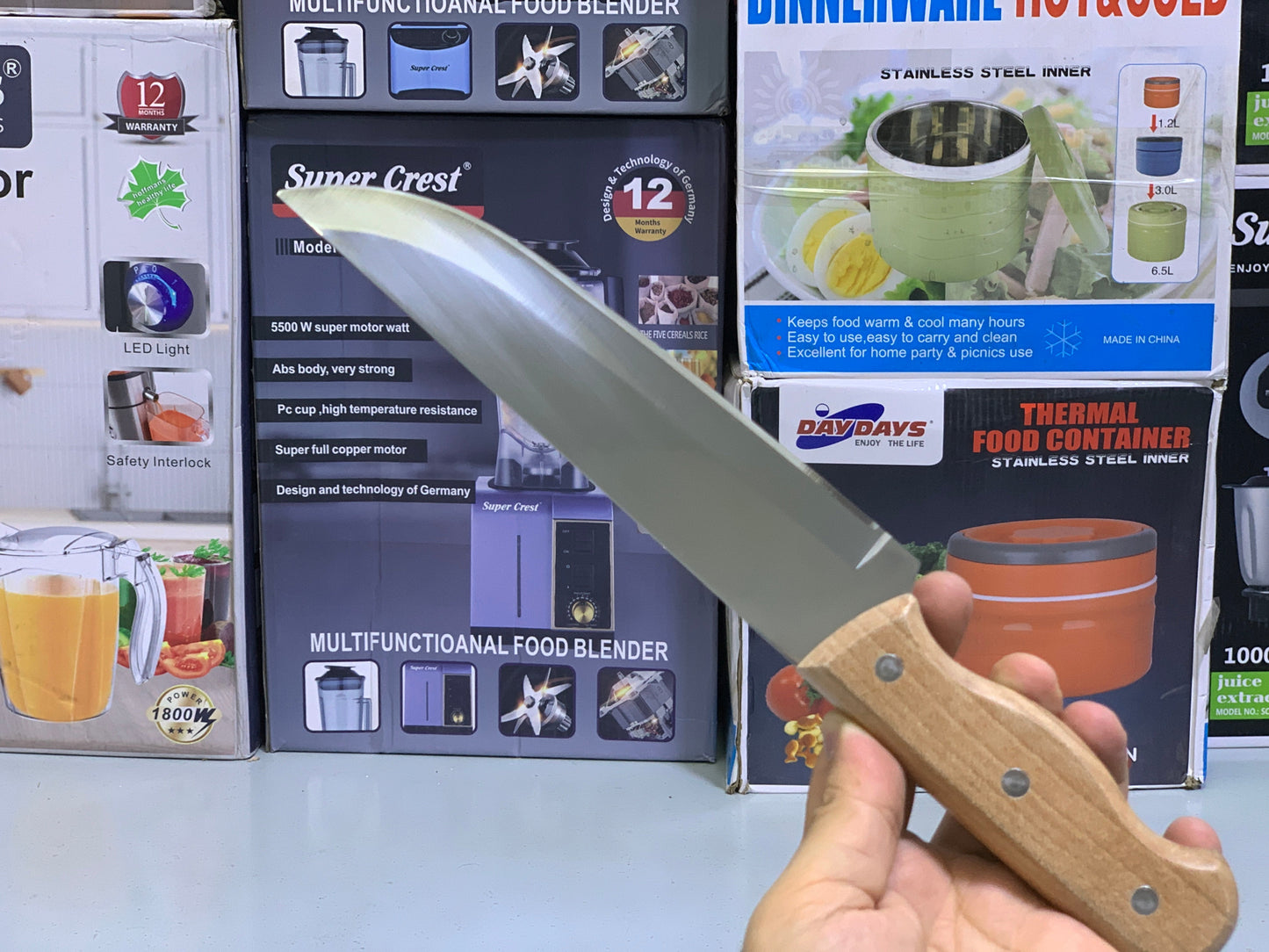 Pack of 3 Knives Set For Eid E Qurbani Stainless Steel