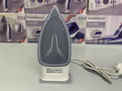 DUBAIZONES™  Silver Crest Steam Iron Imported Quality Pure NON STICK