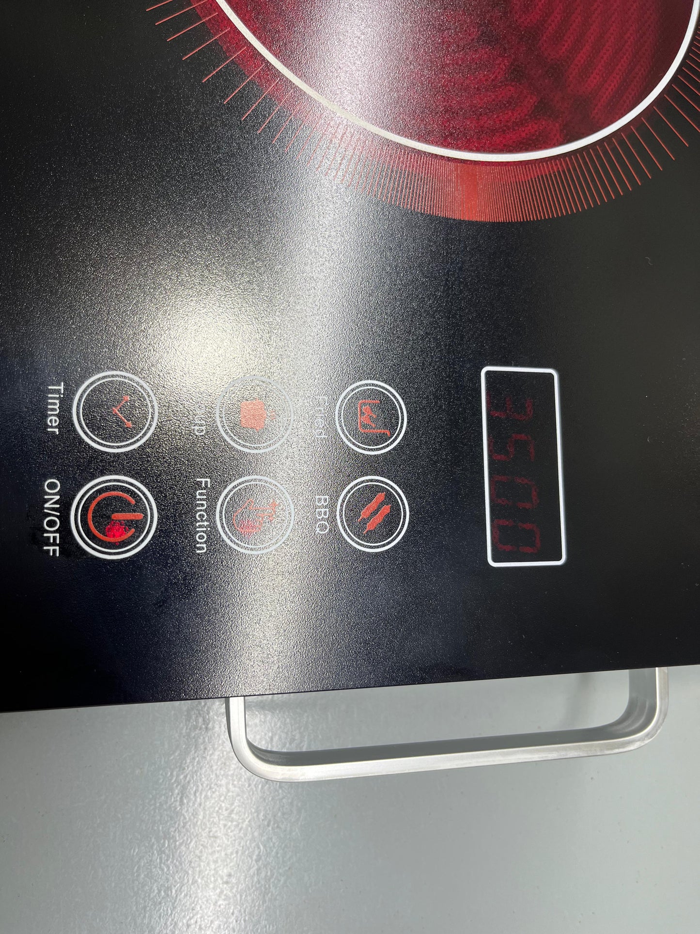 DUBAIZONES™Silver Crest Imported Infrared Electric Stove – 3500W, Touch Control, Universal Cookware Compatibility